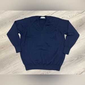 VINTAGE NEW Zealand Silverdale Knitwear Fisherman Heavy Knit Wool Sweater SZ XOS